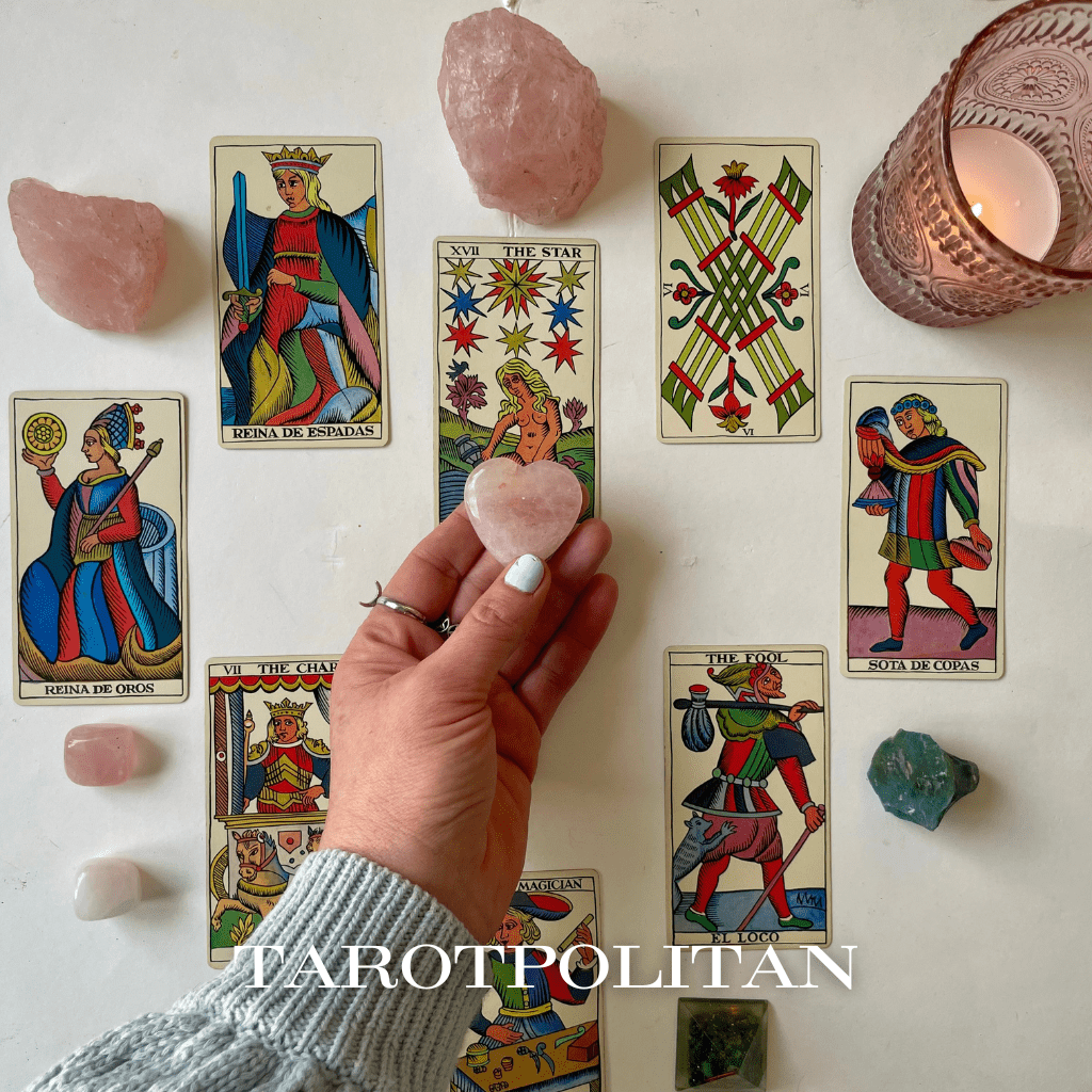 Love email psychic tarot reading spread. It includes a psychic introduction, plus a 8-card tarot reading, and a conclusion. Get answers to your question within 1-48 hours in a digital PDF format for £24.