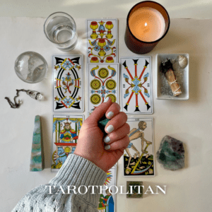 Email psychic tarot reading spread. It includes a psychic introduction, plus a 8-card tarot reading, and a conclusion. Get answers to your question within 1-48 hours in a digital PDF format for £20.